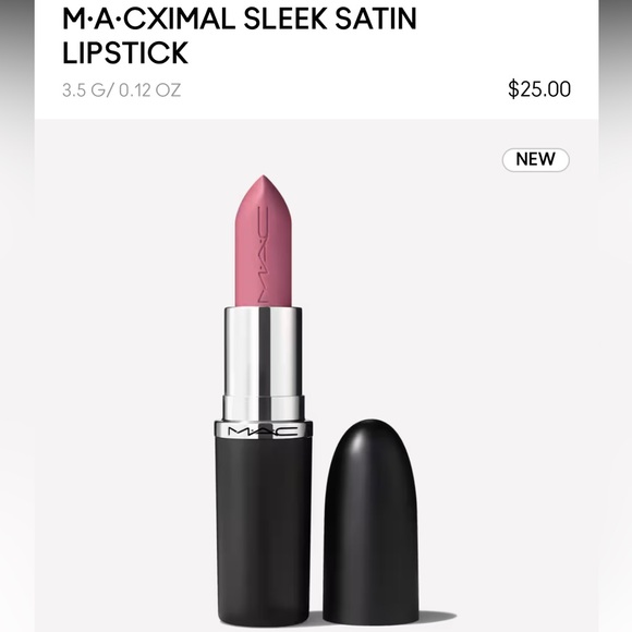 ‼️ LAST ONE 💕 PINK PEPPERMINT a M·A·CXIMAL SLEEK SATIN LIPSTICK. **NEW IN BOX. - Picture 16 of 17